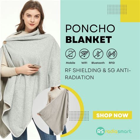 emf radiation protection blanket|Radia Smart® EMF Poncho .